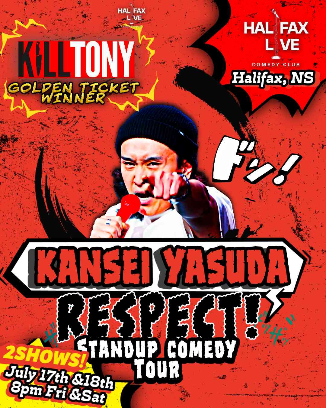 KANSEI YASUDA: Respect Tour - Live Comedy Show